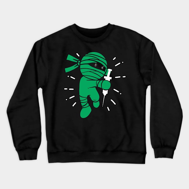 Ninja Nurse Crewneck Sweatshirt by Shirtbubble